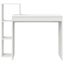 Desk With Shelf White 100 X 40 X 90 Cm Engineered Wood Nlktoa Carousel 6