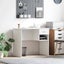Desk With Drawer White 90 X 49.5 X 75 Cm Engineered Wood Nlkxll Carousel 1