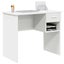 Desk With Drawer White 90 X 49.5 X 75 Cm Engineered Wood Nlkxll Carousel 2