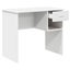 Desk With Drawer White 90 X 49.5 X 75 Cm Engineered Wood Nlkxll Carousel 3