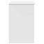 Desk With Drawer White 90 X 49.5 X 75 Cm Engineered Wood Nlkxll Carousel 6