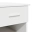 Desk With Drawer White 90 X 49.5 X 75 Cm Engineered Wood Nlkxll Carousel 8