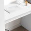 Desk With Shelf White 113 X 54 X 120 Cm Engineered Wood Nlkxia Carousel 4