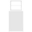 Desk With Shelf White 113 X 54 X 120 Cm Engineered Wood Nlkxia Carousel 6