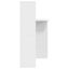 Desk With Shelf White 131.5 X 50 X 106.5 Cm Engineered Wood Nlkxkn Carousel 6