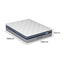 DreamZ Spring Mattress Pillow Top 7 Zone Pocket Spring Memory Foam 32cm Double Carousel 2