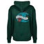 Mens Champion Powerblend Forest Peak Green Graphic Hoodie Carousel 4