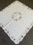 A lovely pure linen, heavily hand embroidered Vintage Linen Tablecloth Carousel 2