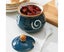 Ceramic bacon grease container with strainer suitable for storing frying oil Carousel 3