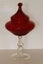 ***STRIKING STATEMENT PIECE RUBY GLASS LIDDED COMPORT*** Carousel 1