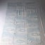 Vintage Japanese Blue Cloud Woven Silk Kimono Panels X3 Fabric Pieces Carousel 11