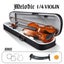 1/4 Acoustic Violin Kit 4 Strings with Case Bow Carousel 13