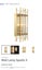 Mid Century Art Deco Gold + Reeded Glass Sconce x 2 Carousel 4
