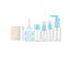 8pcs/Set Portable Reusable Makeup Spray Bottle Lotion Cream Container Kit for Carousel 1