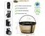2 Pack Basket Coffee Filters 8-12 Cup Replacement Coffee Filter Carousel 4