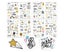 4 cartoon ins -wind birthday stickers Carousel 1