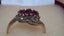 Stunning 9ct Ruby and Gold Ring Carousel 1