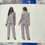 DKNY Women's 2 Piece Notched Collar Pyjama Set - Light Grey SIZE - Large Carousel 4