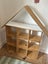 House-Shaped Timber Shelf Unit – Kids Storage / Toys / Clothes Carousel 3