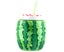 Fruit Shape Cup Double Layer Straw Cold Insulation Leakproof Plastic Cup for Carousel 3