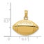 14k Yellow Gold Football Pendant, 13x18mm Carousel 3