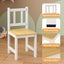 Bopeep Kids Table and Chairs Set Wooden Study Play Desk Children Activity 3Pcs Carousel 6