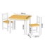 Bopeep Kids Table and Chairs Set Wooden Study Play Desk Children Activity 3Pcs Carousel 10