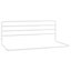 vidaXL Toddler Safety Bed Rail White (76-137)x55 cm Iron Carousel 2