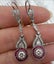Ar a $1RES!! Art nouveau inspired lab created Rubies and diamonds Sterling 925 Carousel 3