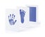 Baby Hand Foot Print Kit Keepsake New born Footprint Handprint -Light Blue Carousel 1