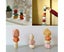 Toy Creative Wooden Colored Stacking Balancing Stone Building Blocks Christma Carousel 2