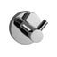 Round Chrome Stainless Steel Double Robe Hook Wall Mounted Carousel 2