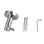 Round Chrome Stainless Steel Double Robe Hook Wall Mounted Carousel 6