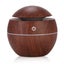 Round wood grain humidifier, air aromatherapy machine, 200 ml mini humidifier Carousel 1