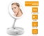Portable 10x Magnifying USB Makeup Cosmetic Beauty Mirror with LED Light Trav Carousel 5