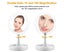 Portable 10x Magnifying USB Makeup Cosmetic Beauty Mirror with LED Light Trav Carousel 7