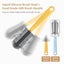 Portable Baby Bottle Brush Set with Retractable Silicone Cleaner Carousel 2