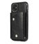 For iPhone 13 Pro Max Luxury Leather Wallet Shockproof Case Cover | Black Carousel 1