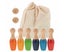 1 set Wooden Kids Bowling Set Small Bowling Game Set For Kids Indoors Outdoor Carousel 3