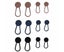 12PCS Expander Button Pants Waist Extender ABS Adjustable Retractable For Jea Carousel 6
