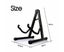 Folding Guitar Stand Floor Rack Electric Acoustic Bass Gig Holder Carousel 2