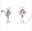Enamel Flower with a Pear Gem Tragus. Carousel 2