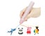 3D Printing Pen Child Safe Low Temperature with 3 Colors of PCL Filament-Pink Carousel 1