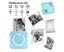 Mini Printer Portable Thermal Stickers Paper Inkless Bluetooth Wireless Therm Carousel 3