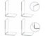4 Pieces Bookends,Clear Acrylic Bookends for Shelves,Heavy Duty Book Ends and Carousel 1
