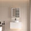 Lumina 600mm Front&Bottom-Lit LED Mirror Cabinet Sensor&Demister – Matte White Carousel 2