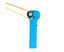 Battery Operated Decompression Toy String Rope Launcher - Blue Carousel 1