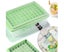 Small Ice Cube Tray with Lid and Bin,Comes with Ice Cube Bin,Scoop and Cover, Carousel 6