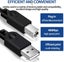 Printer Cable 5M/16.4FT,USB Printer Cable USB 2.0 Type A Male to B Male Scann Carousel 2