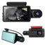 HD 1080P Car Dual Lens Dash Cam Front and Rear Video Recorder Camera G-sensor Carousel 3